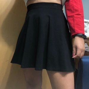 ***SOLD Small forever 21 black skater skirt